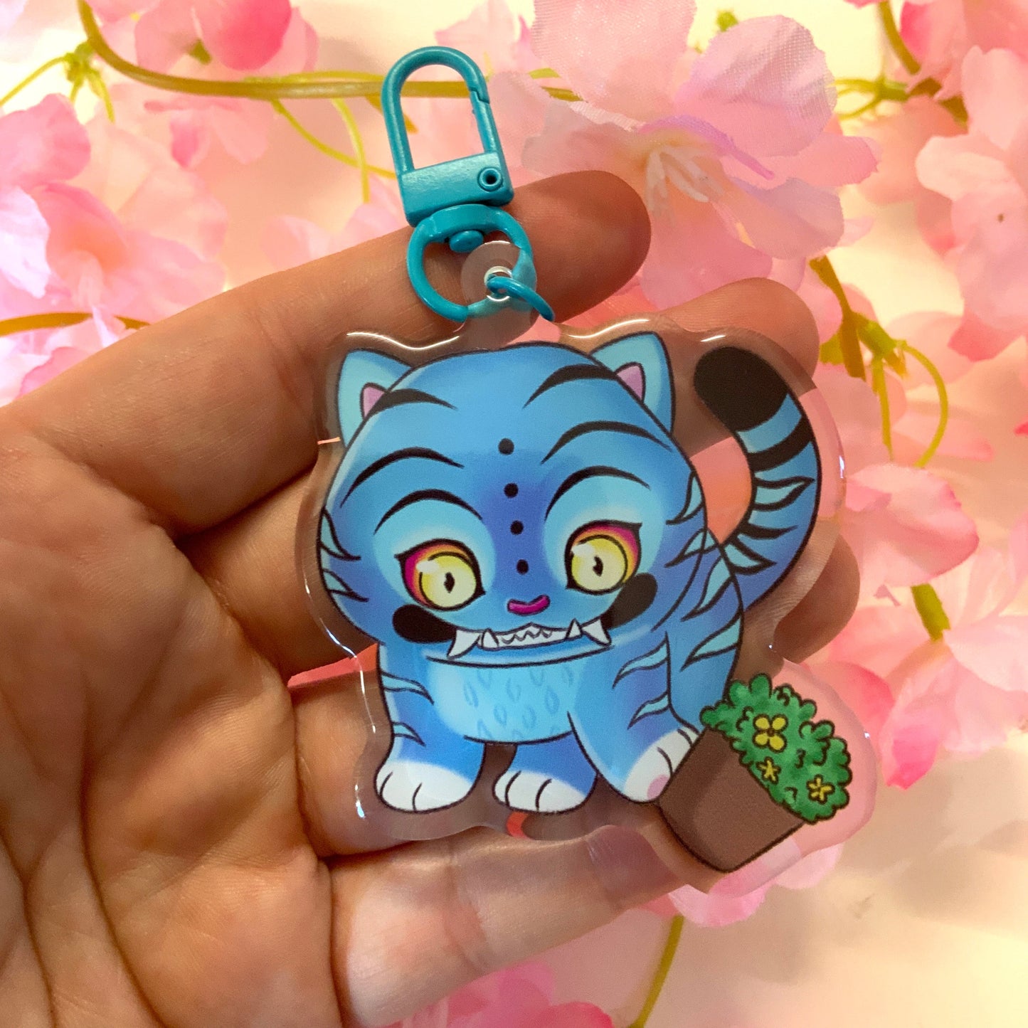 Porte-clé Derpy Tiger tinyneko.fr