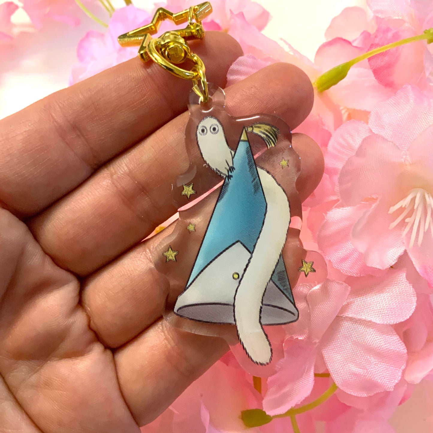 Porte-clé Ver pinceau . tinyneko.fr