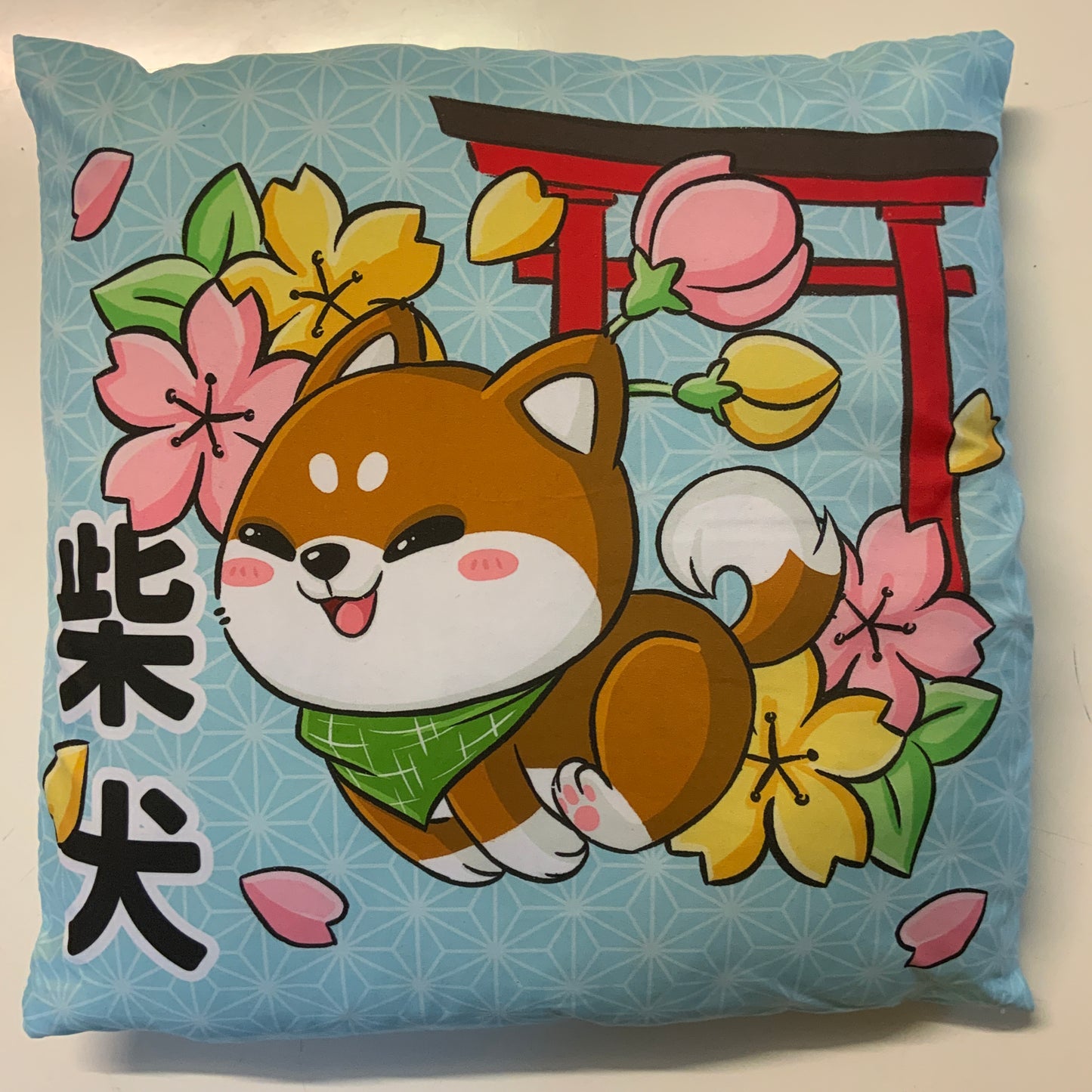 Housse coussin shiba