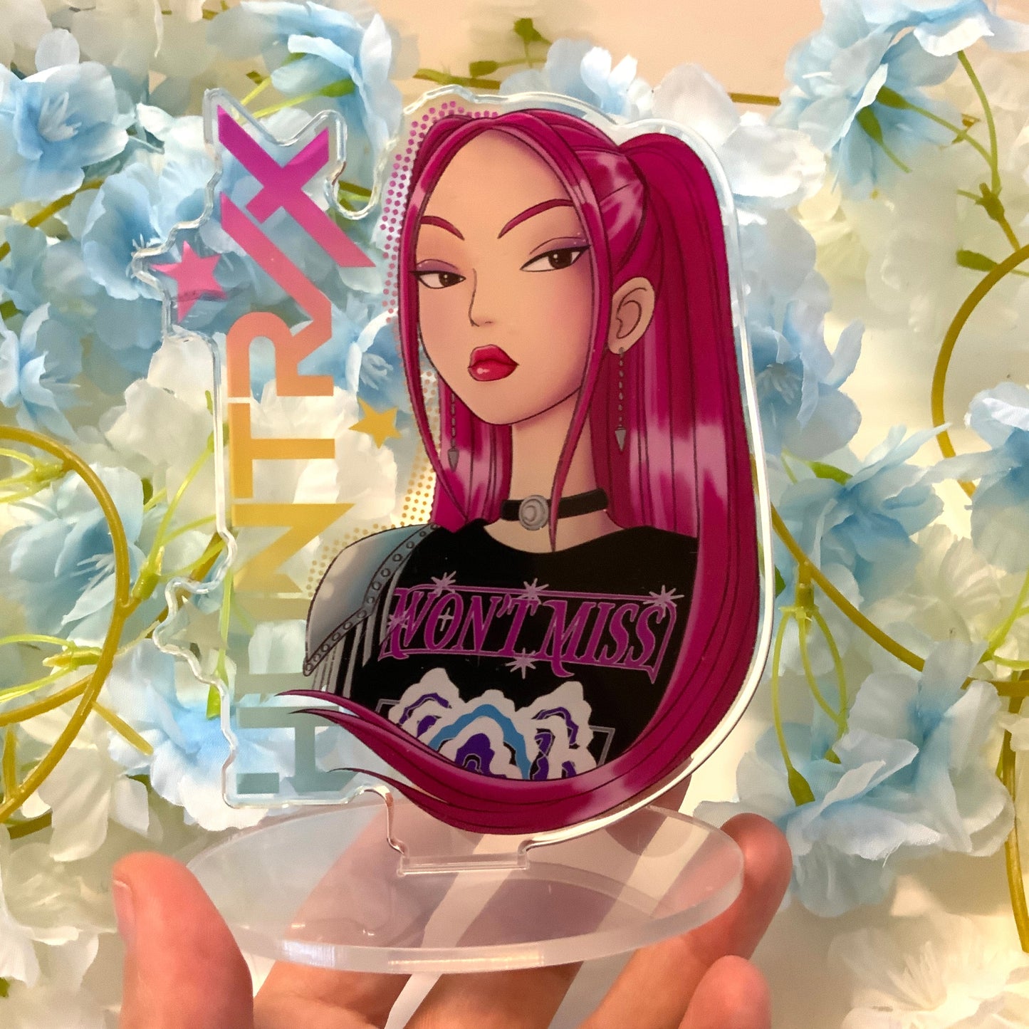 Stand acrylique Mira « Kpop Demon Hunter « Tinyneko.fr