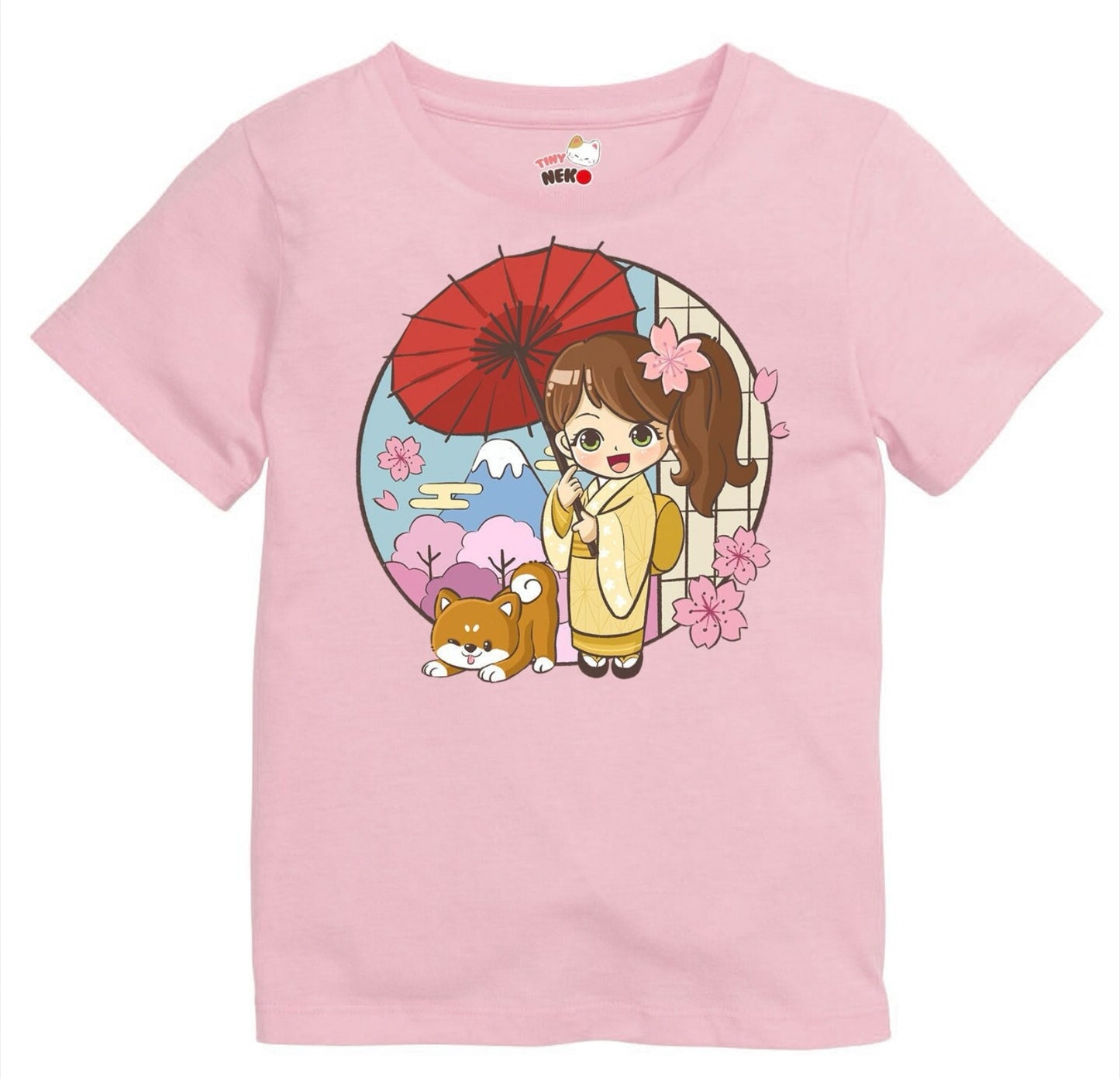 T-shirt kawaii Kimono