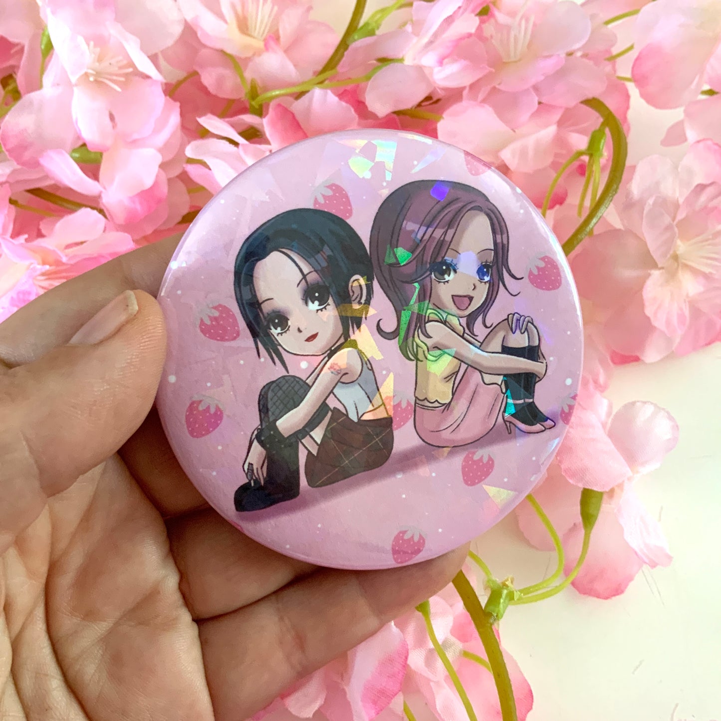 Badge rond 75 mm Nana