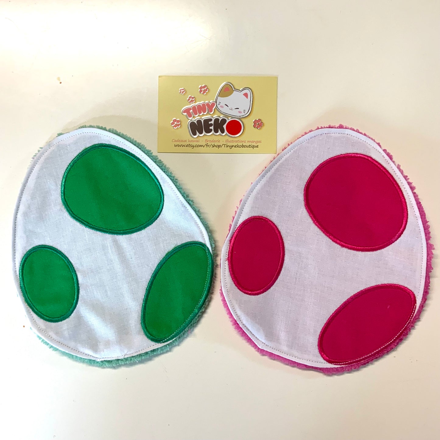Lingette microfibre oeuf « Yoshi »