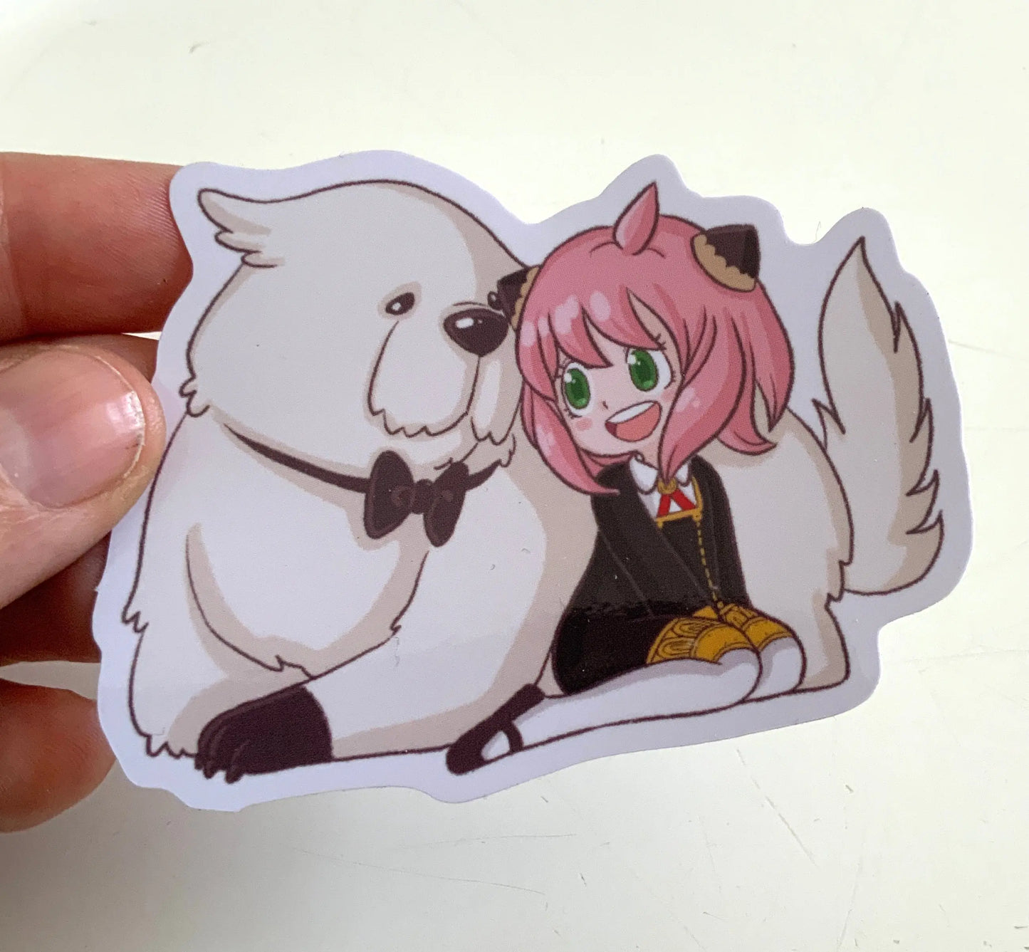 Sticker Anya et Bond tinyneko.fr