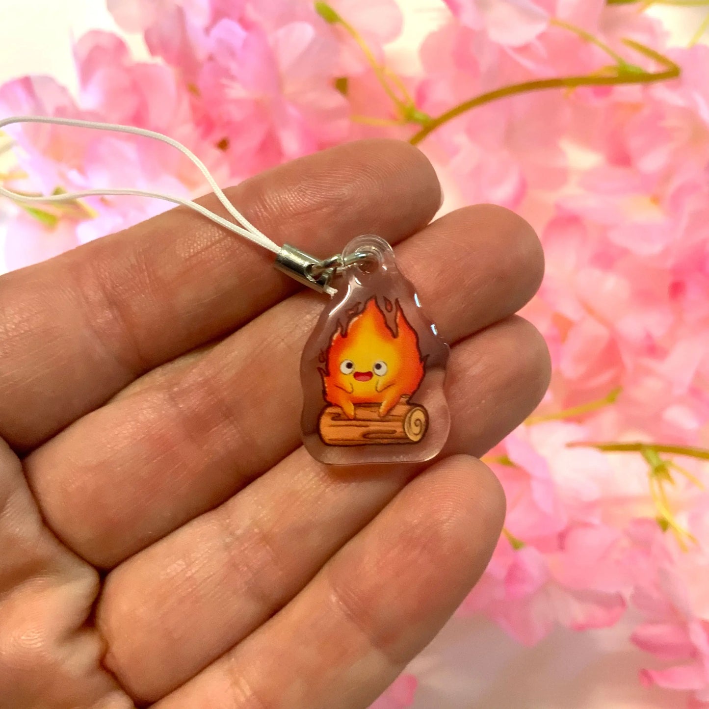 Strap téléphone Calcifer tinyneko.fr