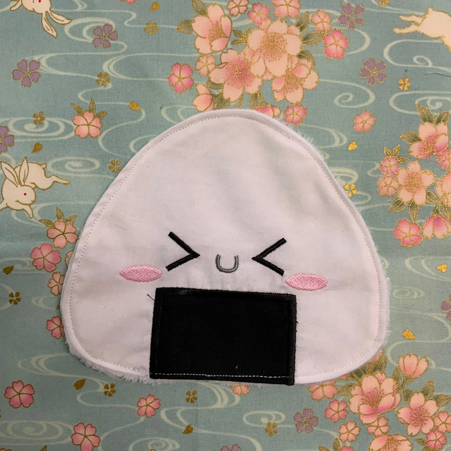 Lingette microfibre Onigiri Tinyneko.fr