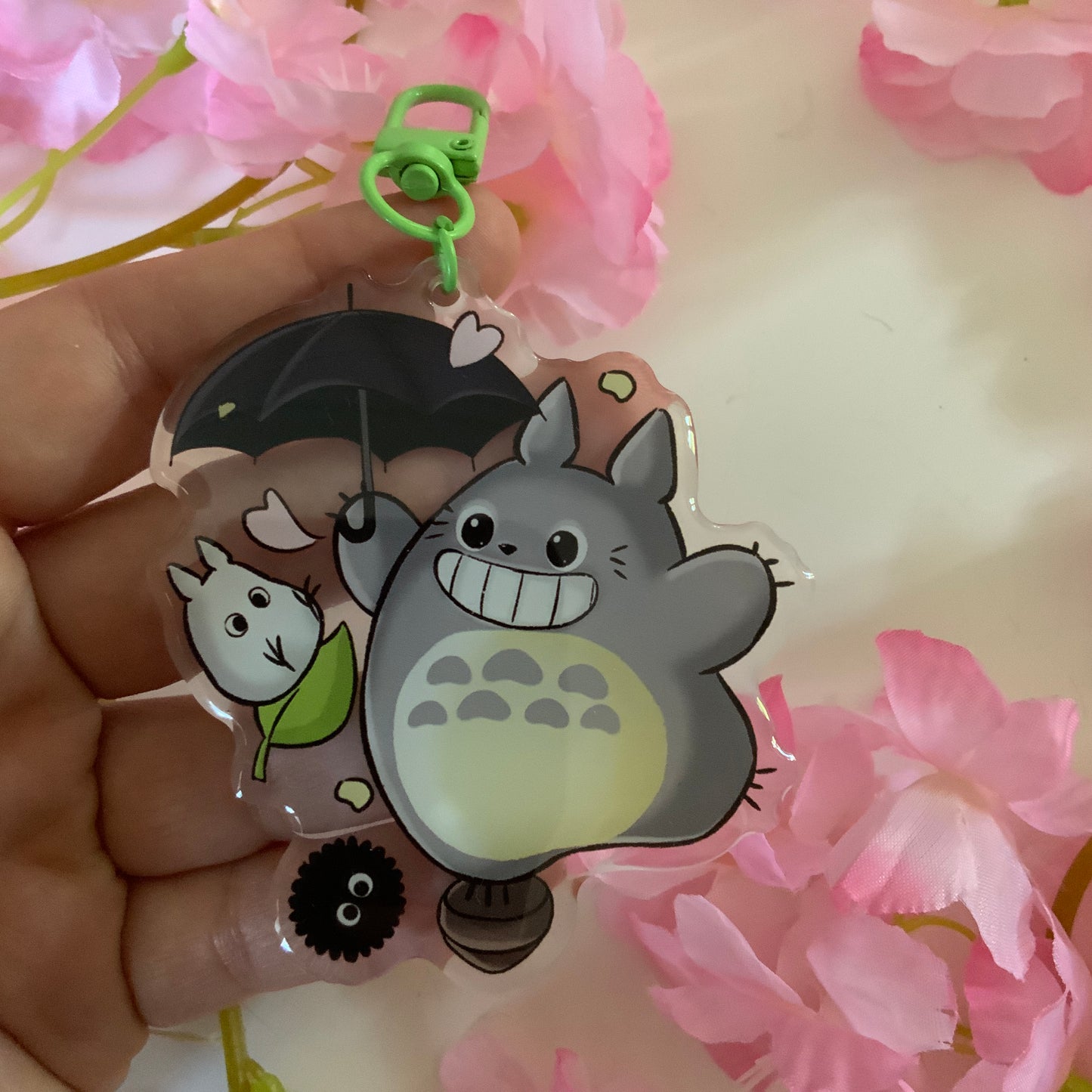 Porte-clé Totoro parapluie