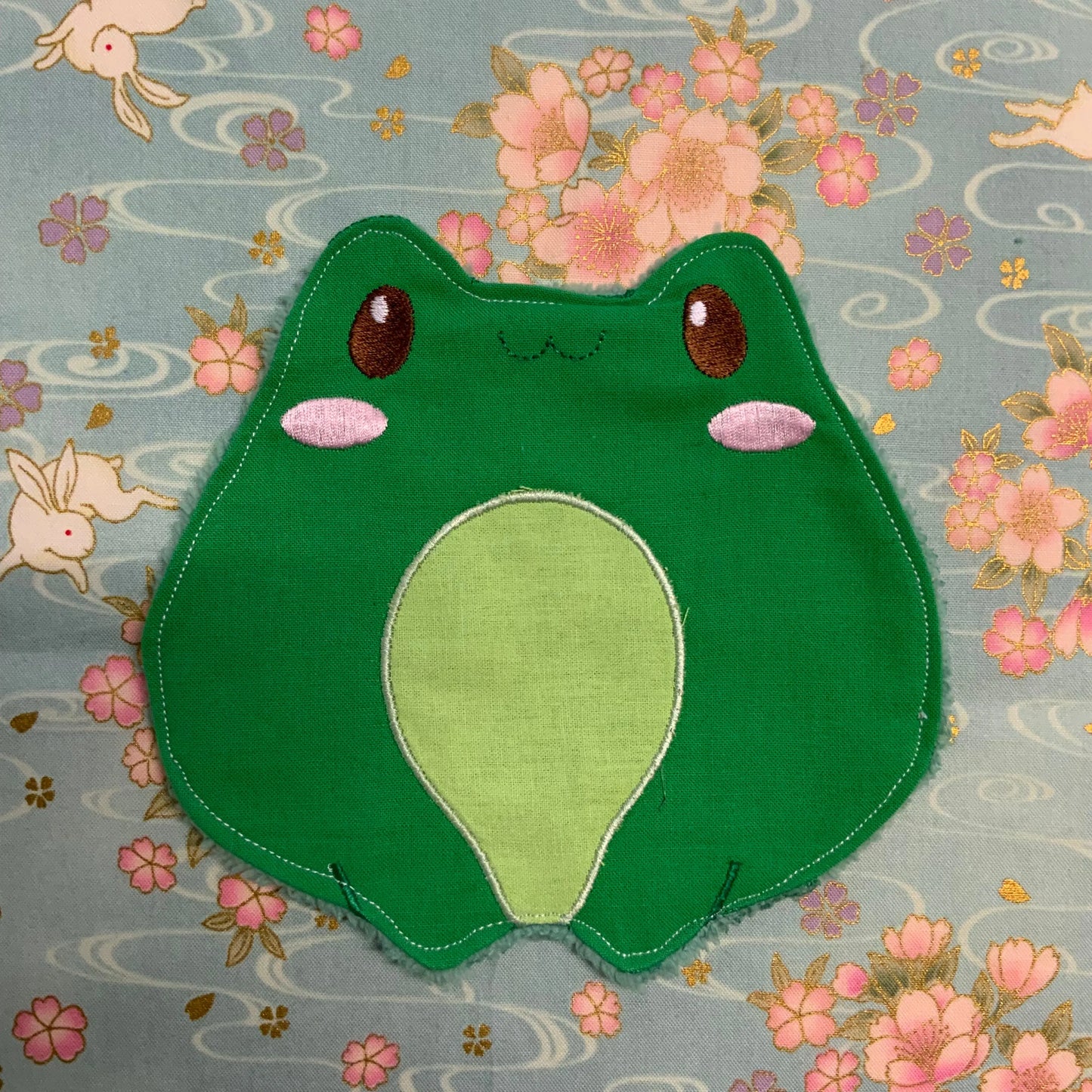 Lingette microfibre Grenouille Tinyneko.fr