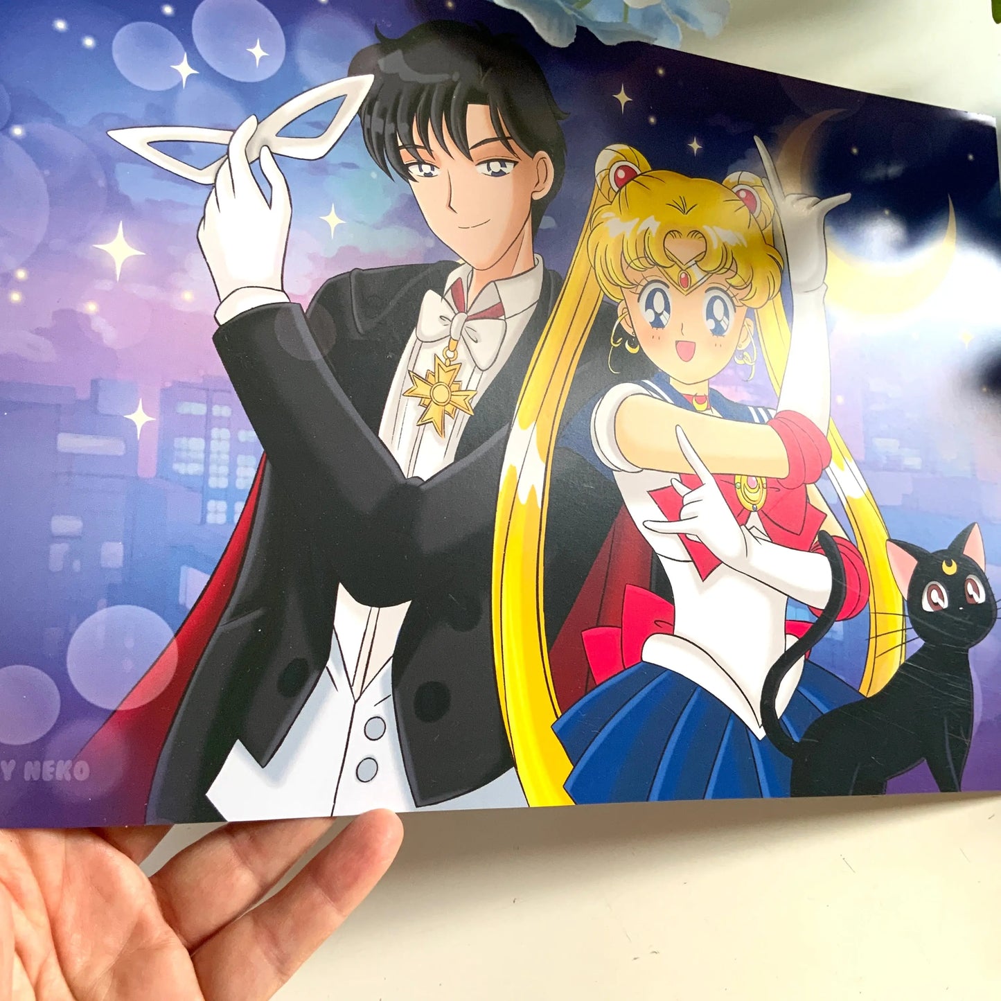 Print A4/A5 fan art « Sailormoon » Tinyneko.fr