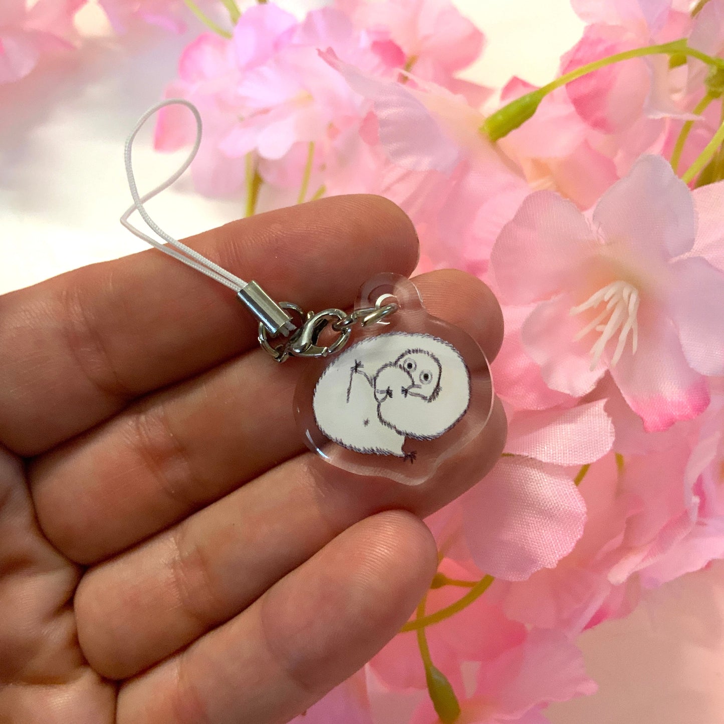 Strap téléphone Ver pinceau tinyneko.fr