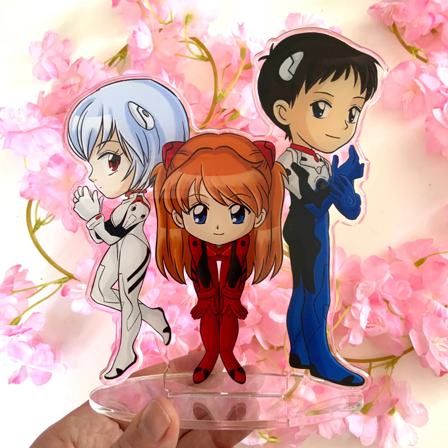 Stand acrylique « Evangelion « Tinyneko.fr