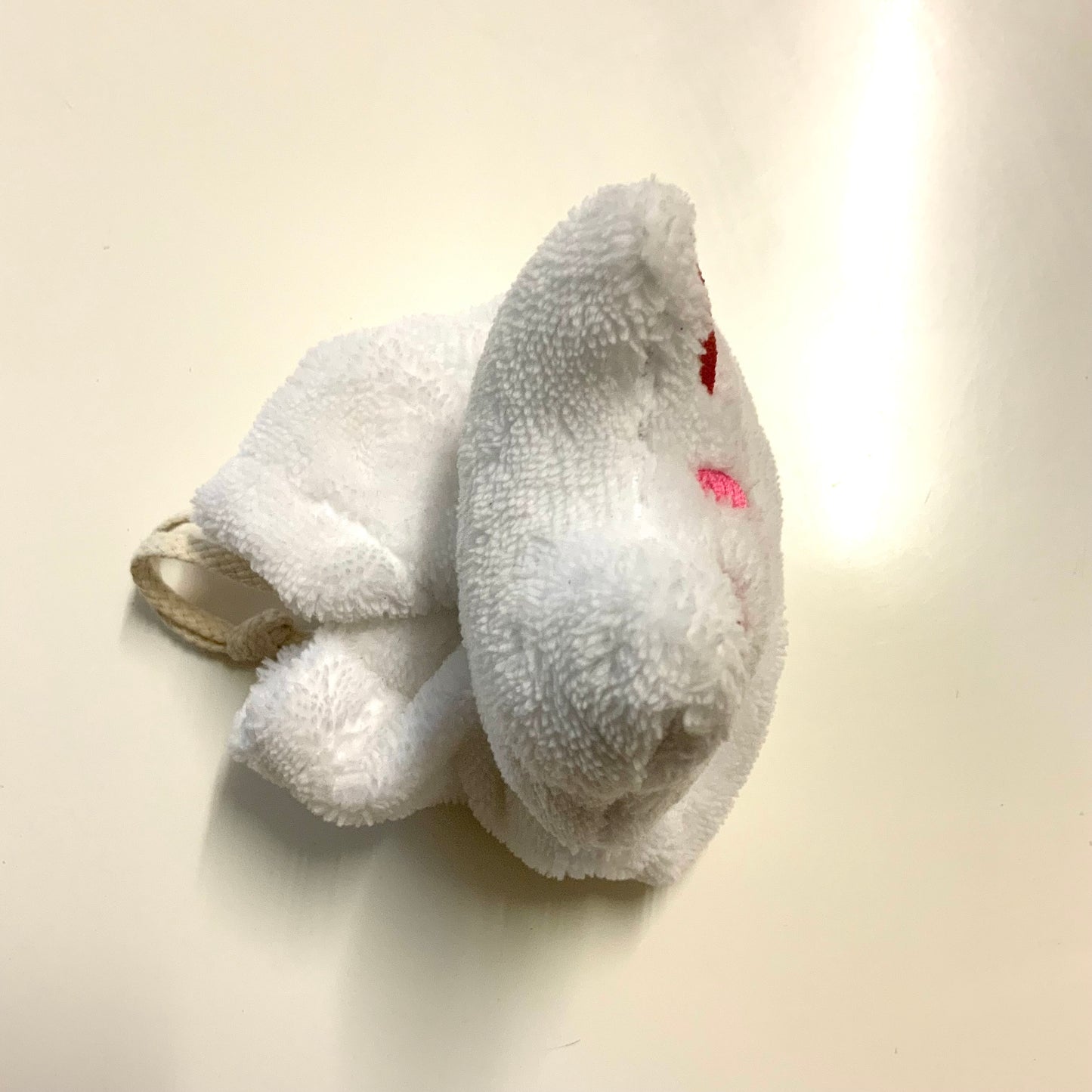 Fleur de douche kitsune micro éponge bambou