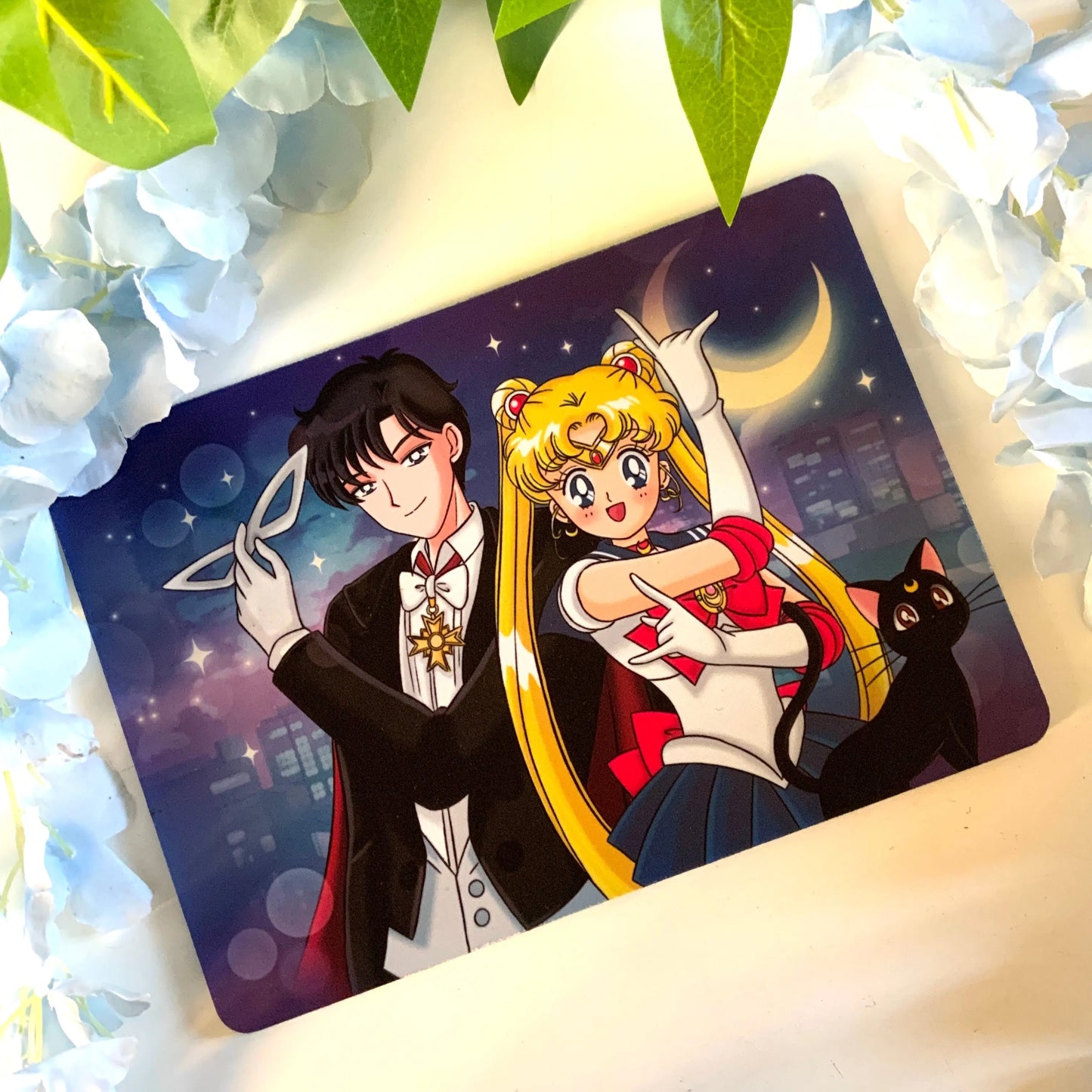 Tapis de souris rectangulaire "fanart Sailormoon" Tinyneko.fr
