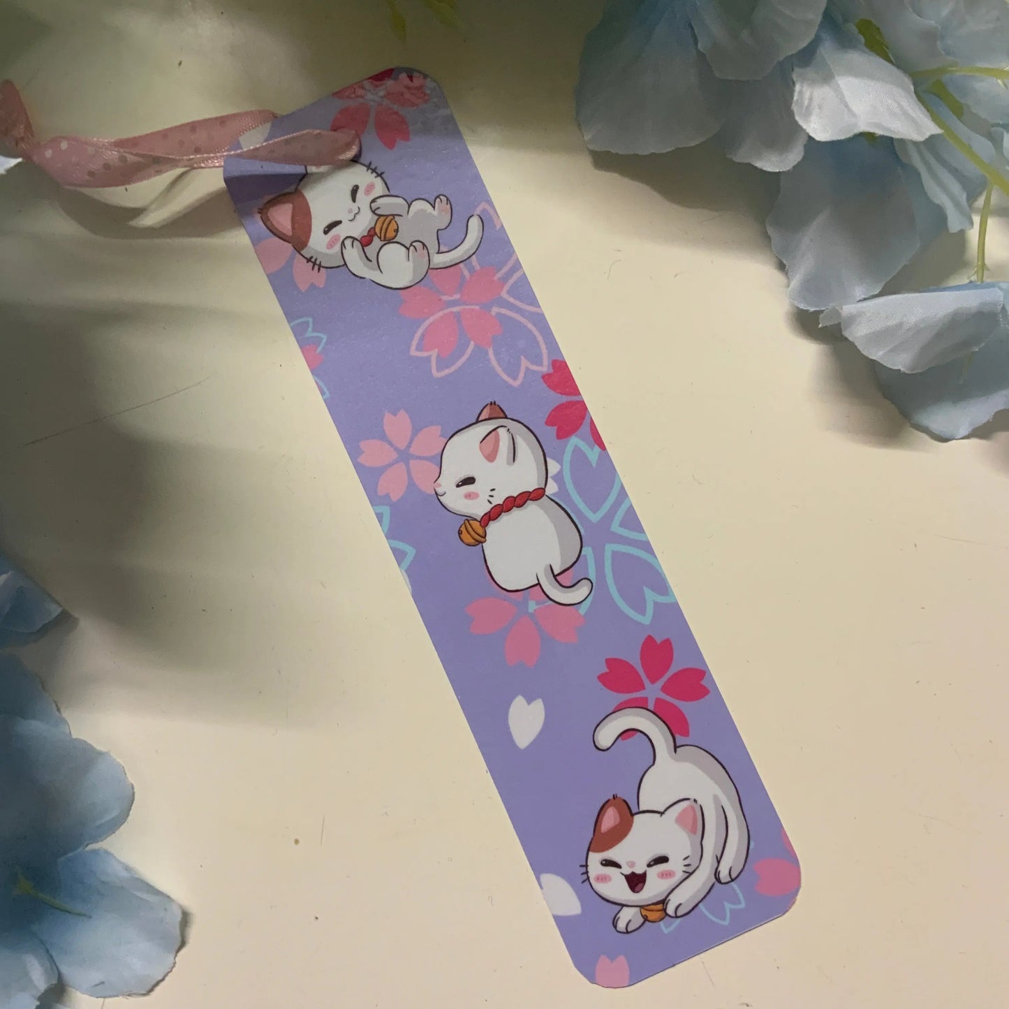 Marque page plastifié Maneki neko Tinyneko.fr