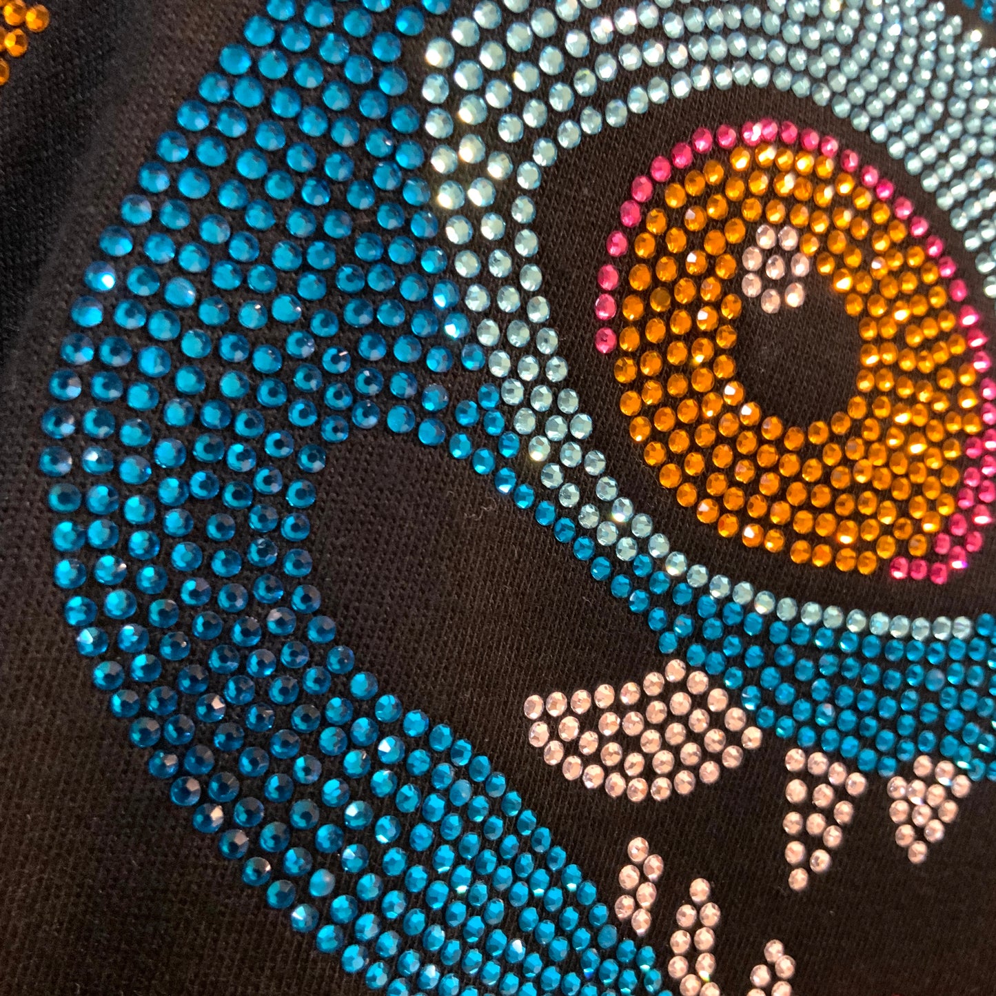 T-shirt noir Strass Derpy Tiger Kpop Demon Hunter