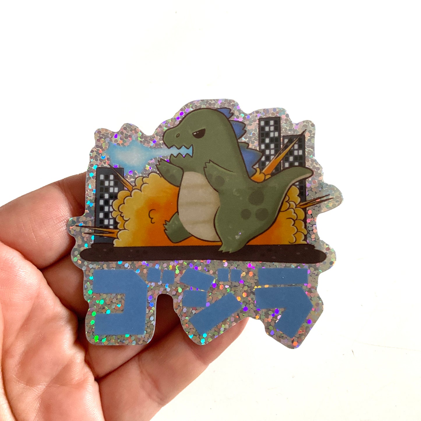 Stickers paillettes kawaii