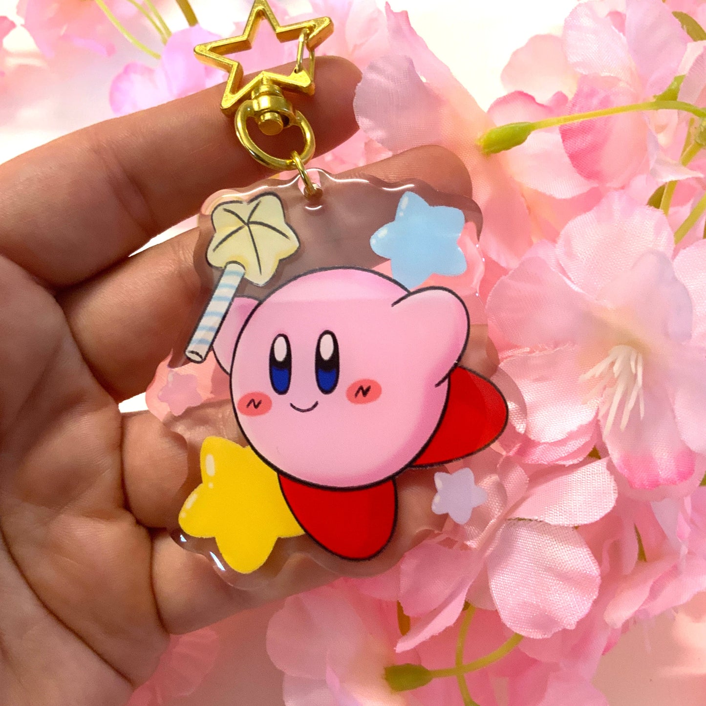 Porte-clé Kirby tinyneko.fr