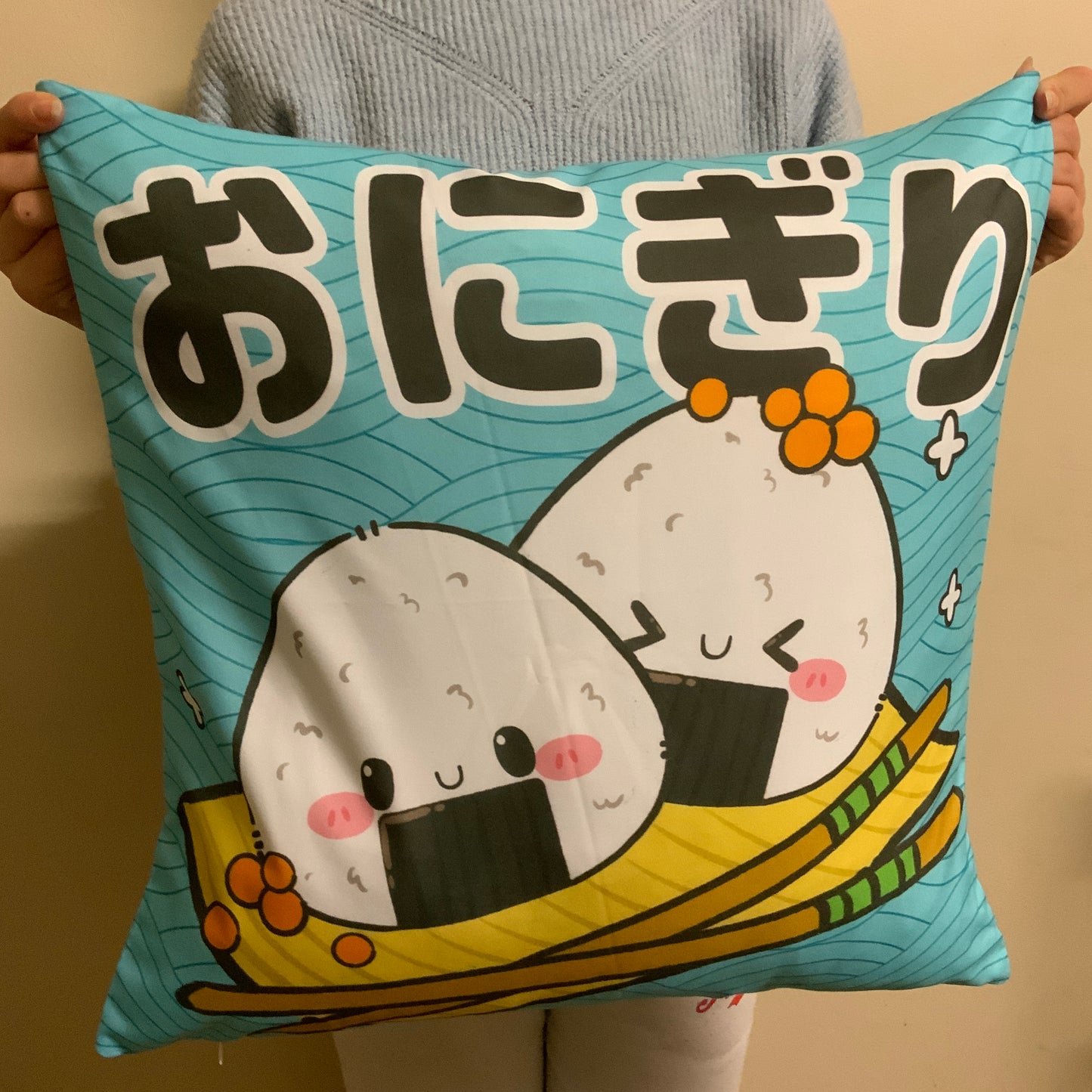 Housse coussin Onigiri