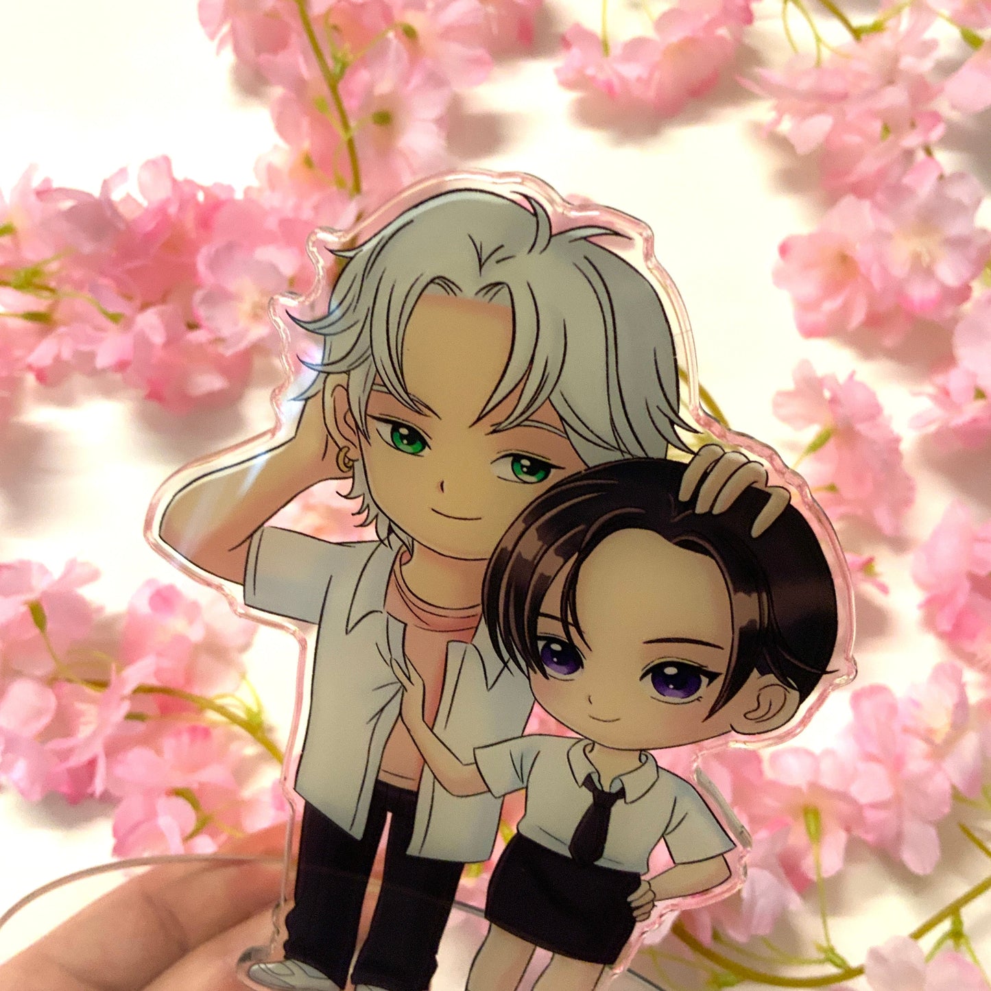 Stand acrylique « Ton visage au clair de Lune« Tinyneko.fr