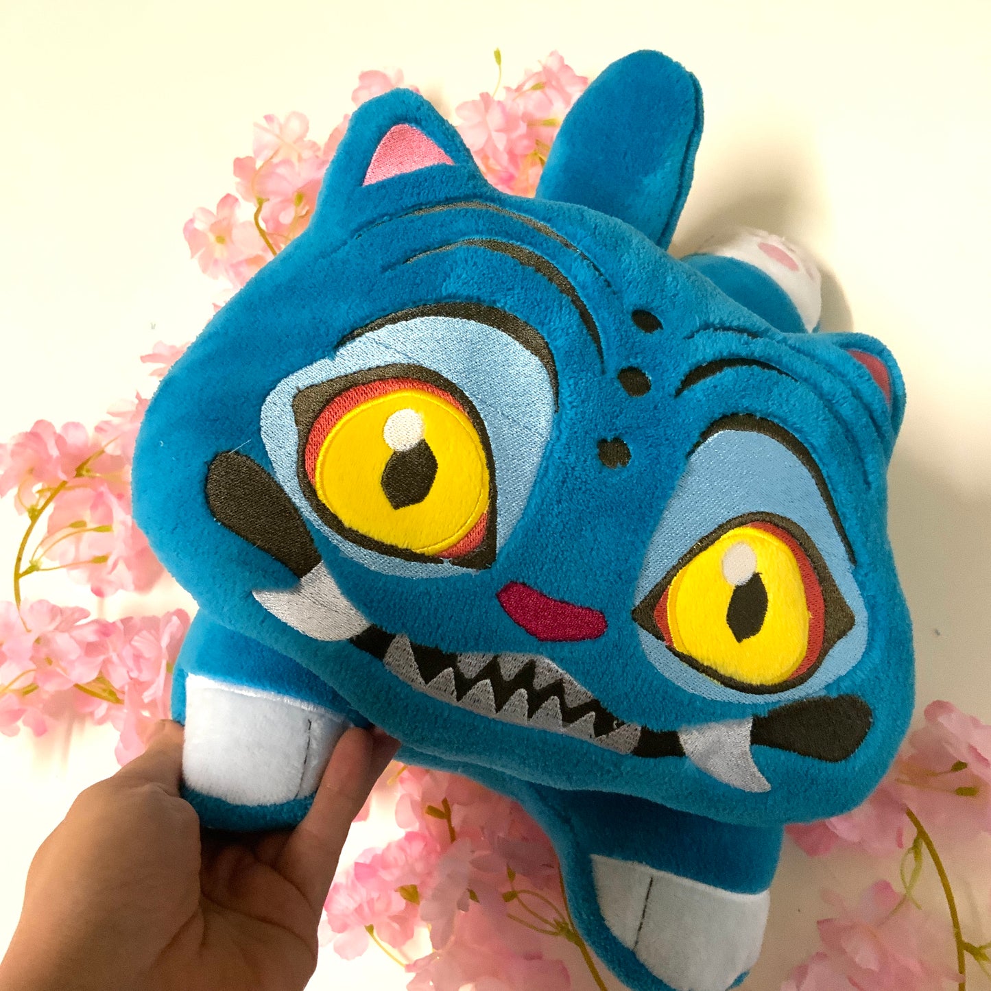 Coussin Tigre bleu« Kpop Demon hunter »