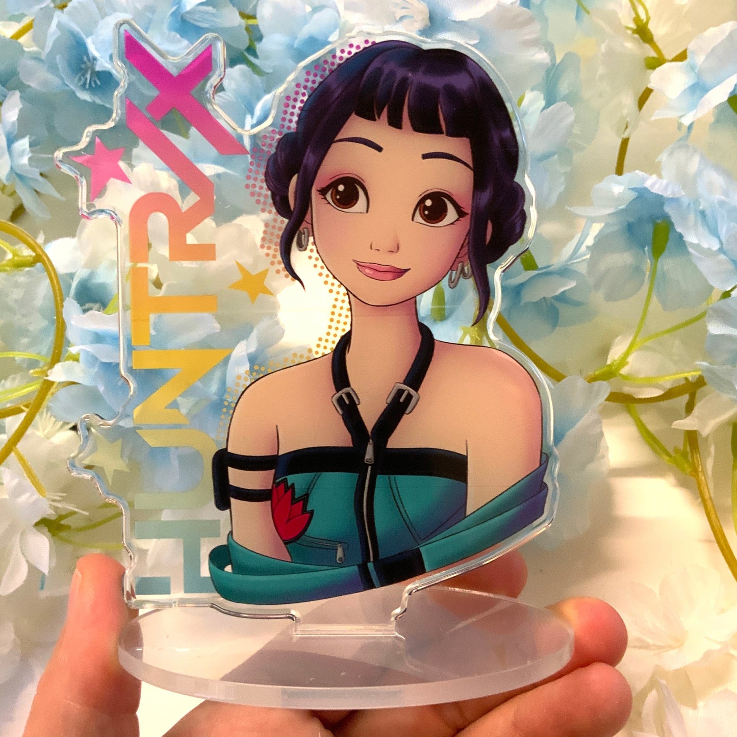 Stand acrylique Zoey « Kpop Demon Hunter « Tinyneko.fr