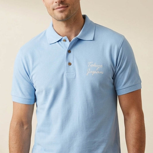 Polo Homme brodé Tokyo