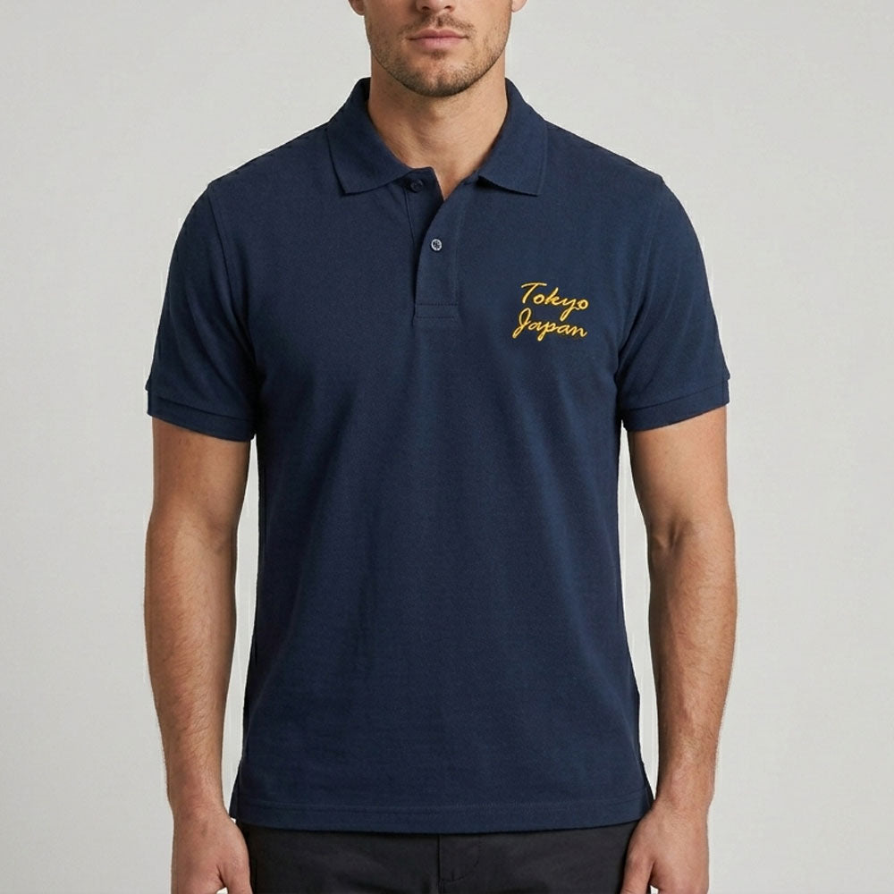 Polo Homme brodé Tokyo