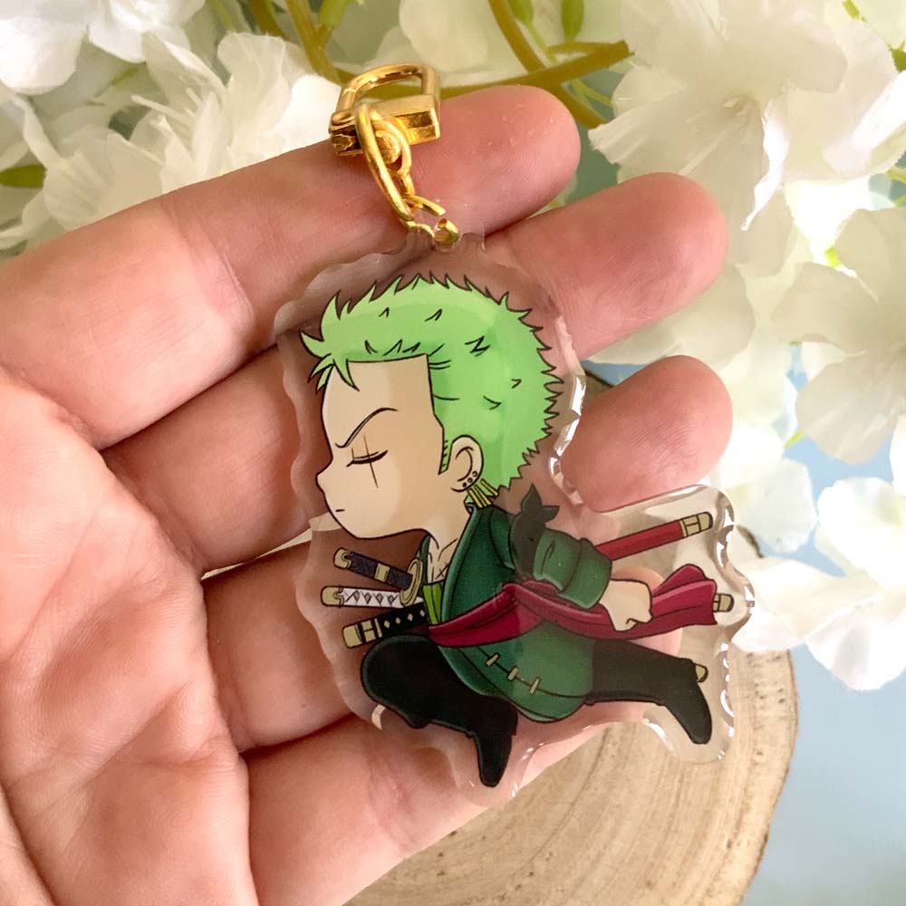Porte-clé acrylique Zoro"One piece"