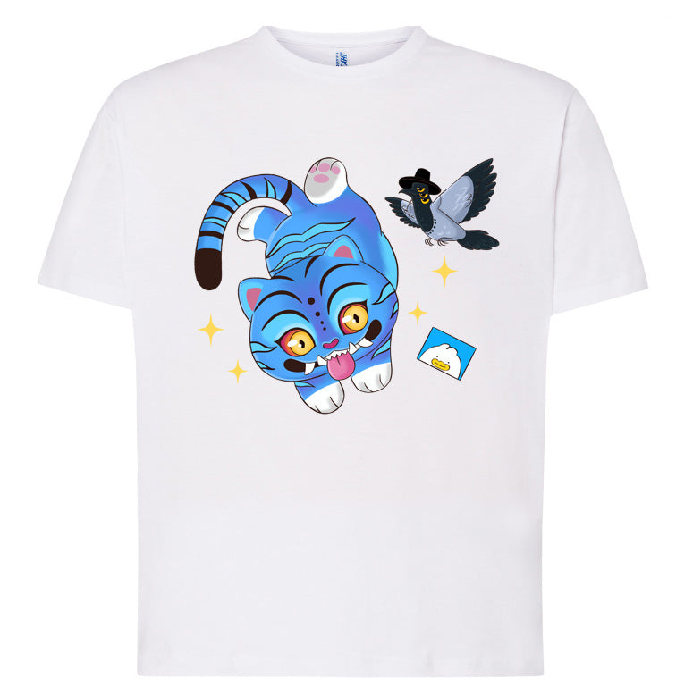 T-shirt kawaii Tigre derpy