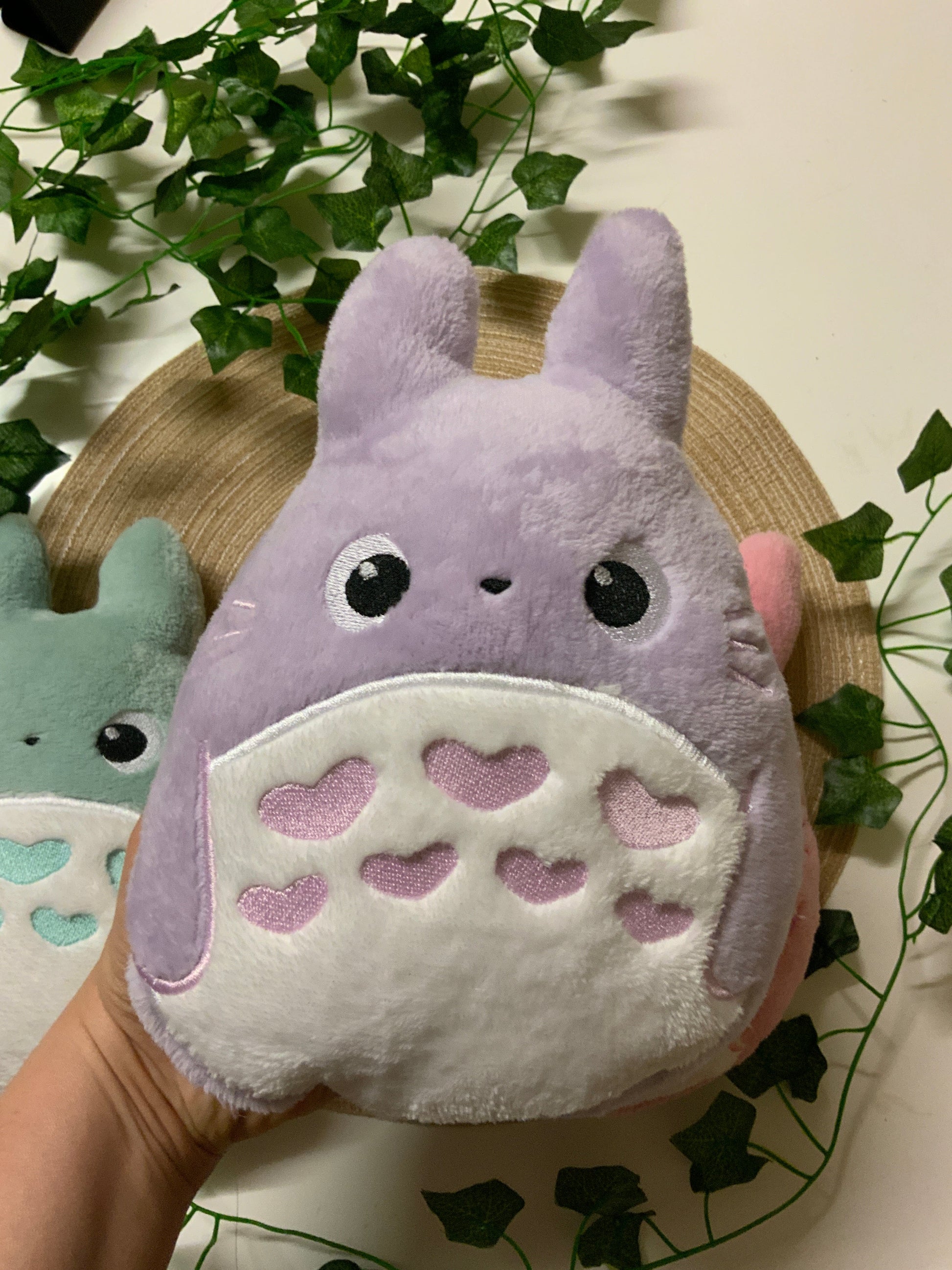 Coussin Fanart Totoro Pastel Tinyneko.fr