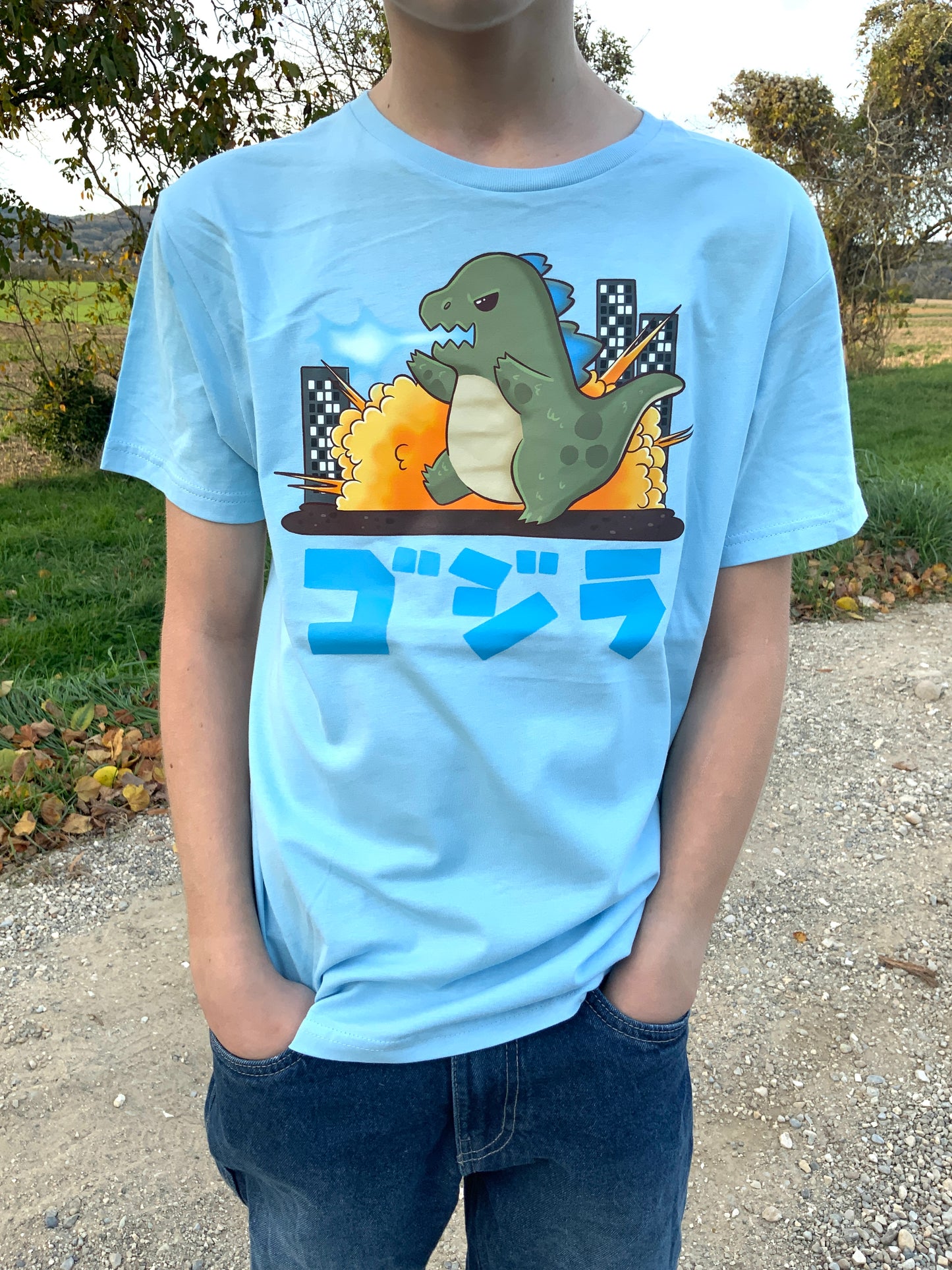 T-shirt kawaii Godzilla