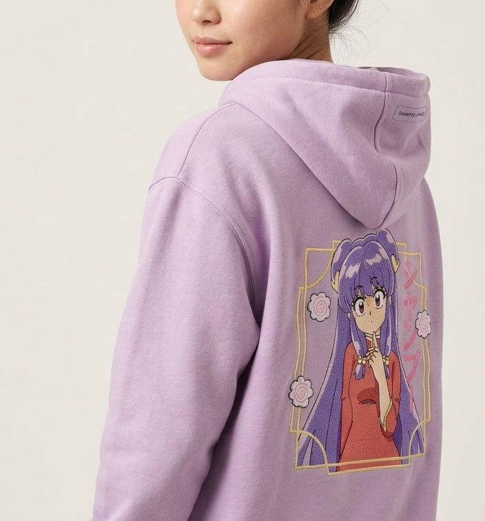 Sweatshirt à capuche brodé « shampoo « Tinyneko.fr
