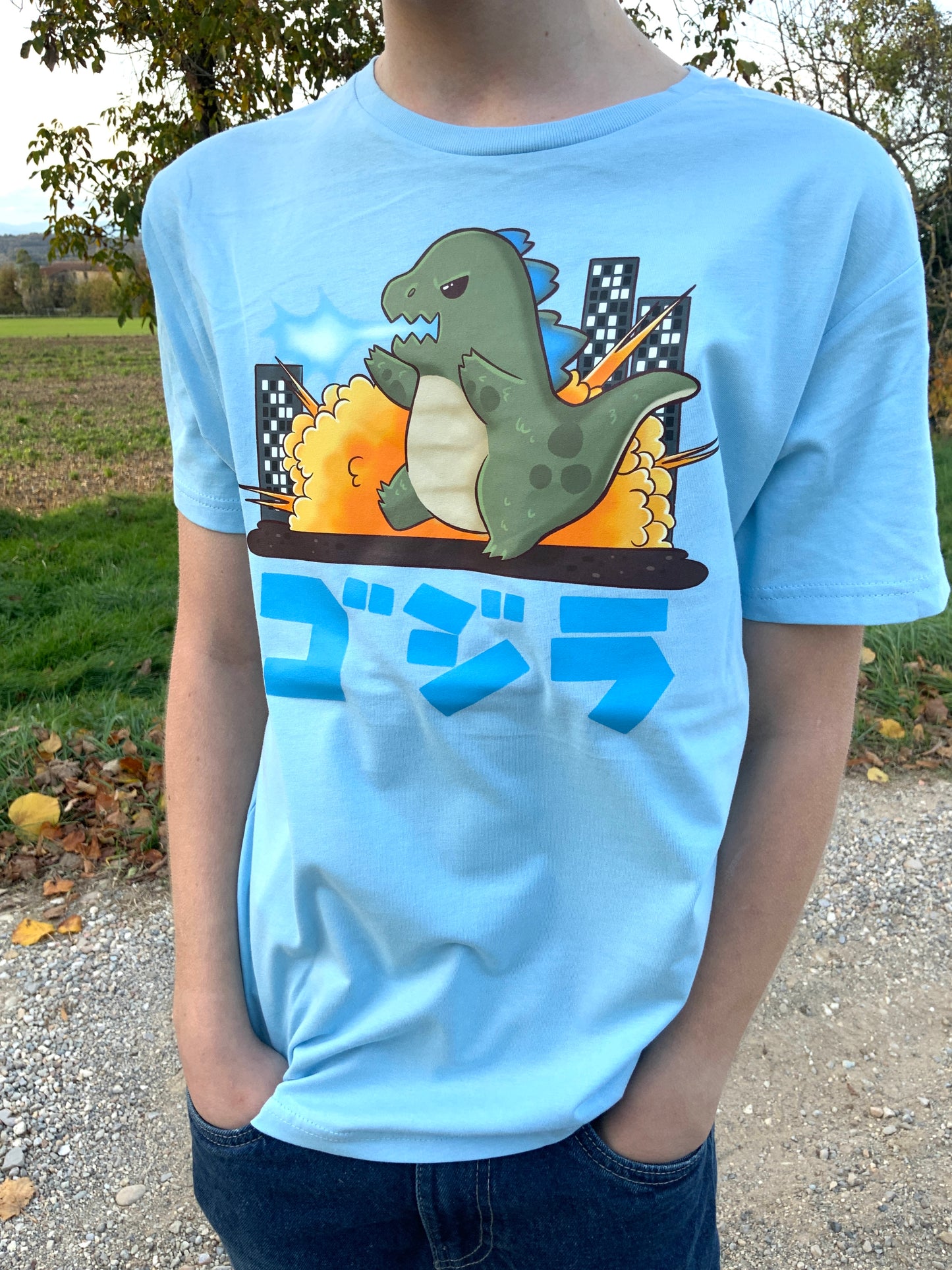 T-shirt kawaii Godzilla