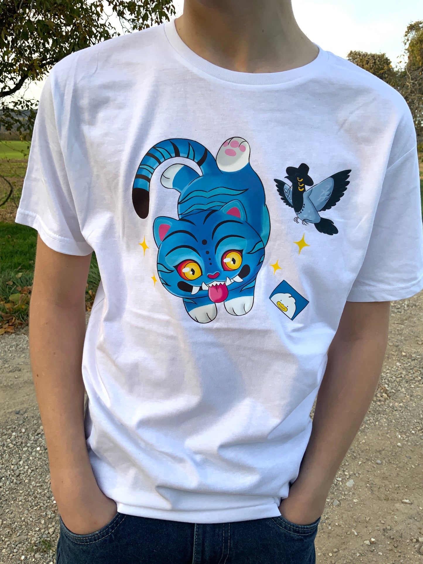 T-shirt kawaii Tigre derpy