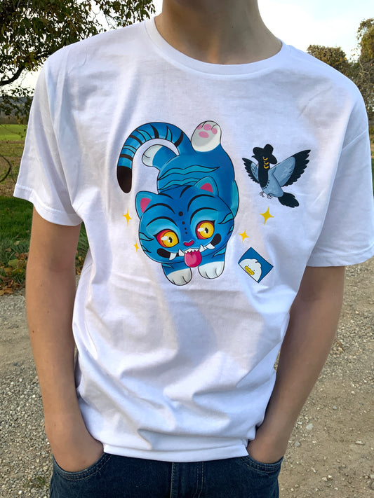 T-shirt kawaii Tigre derpy