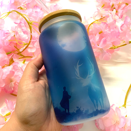 Destockage Verre à paille dépoli «Patronus»