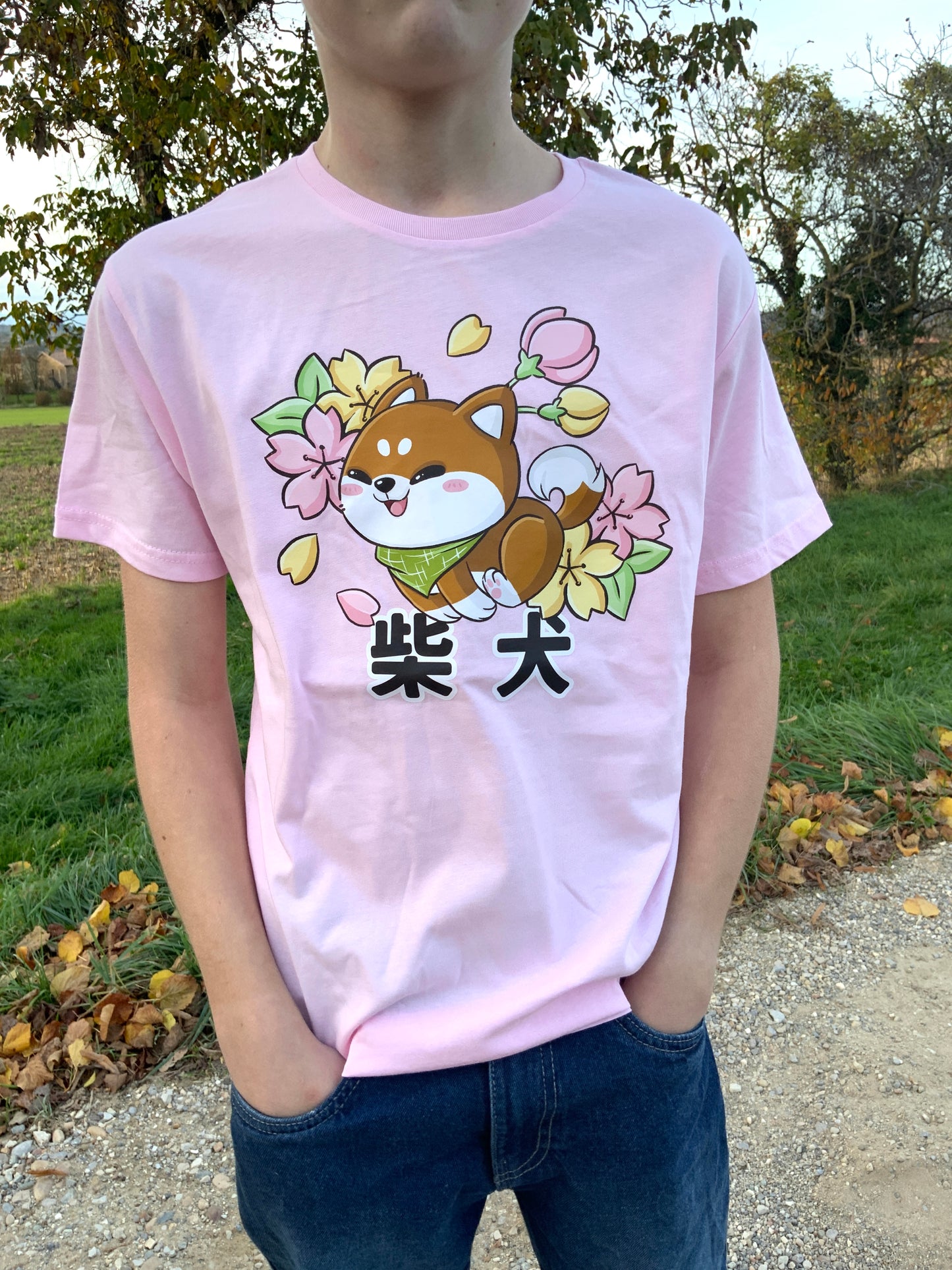 T-shirt kawaii Shiba inu