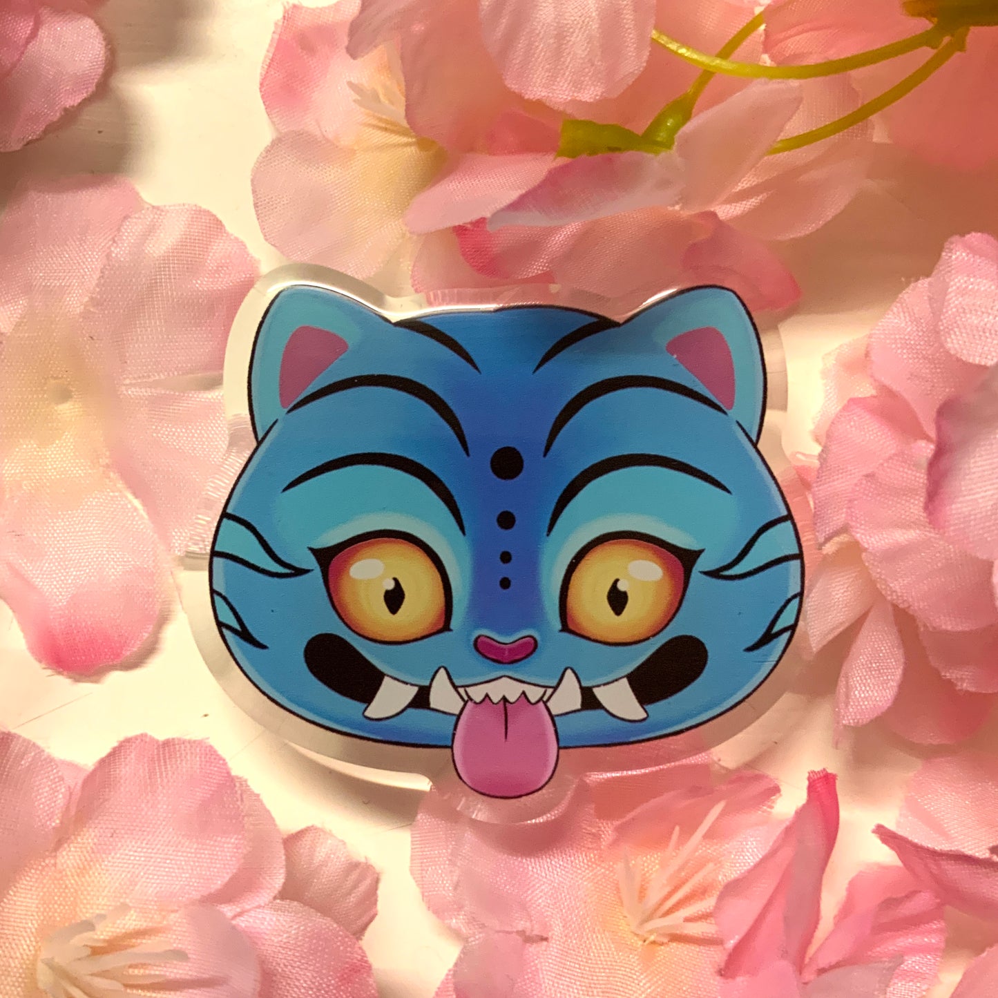 Phone grip Derpy tiger