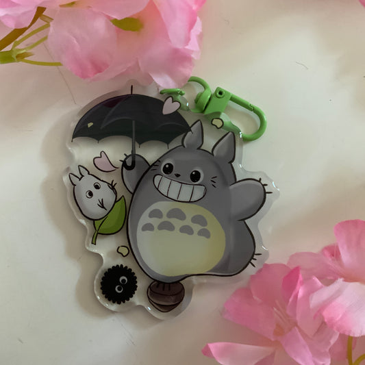 Porte-clé Totoro parapluie