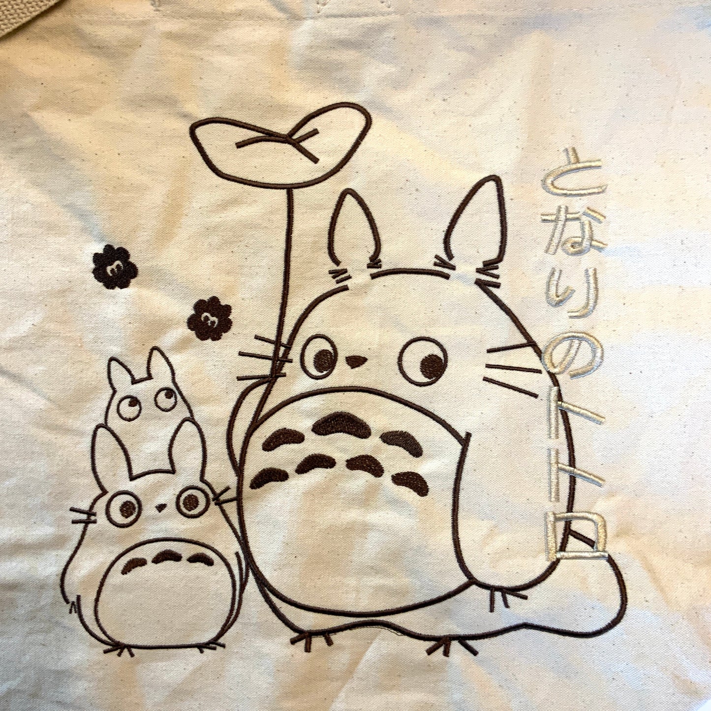 Sac brodé 30 litres Totoro Tinyneko.fr