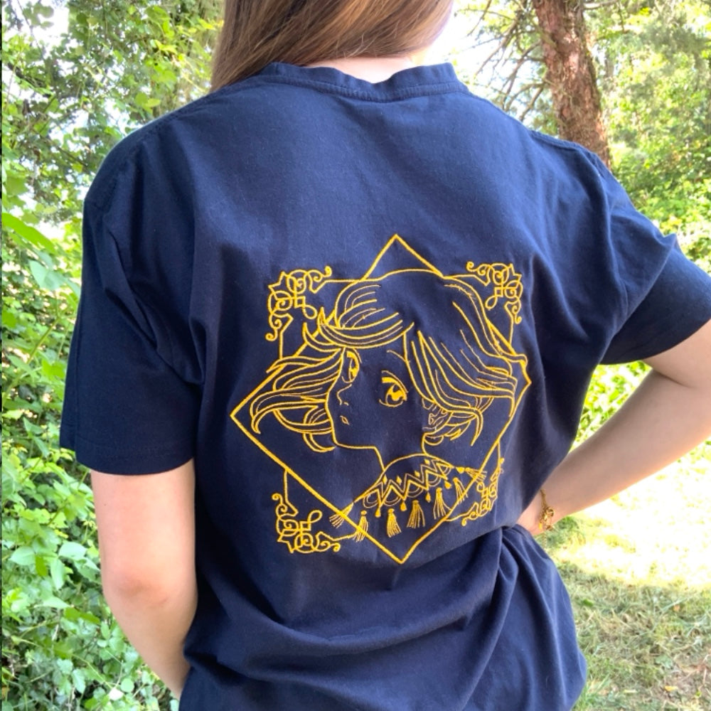 T-shirt brodé Coco "L'atelier des sorciers "