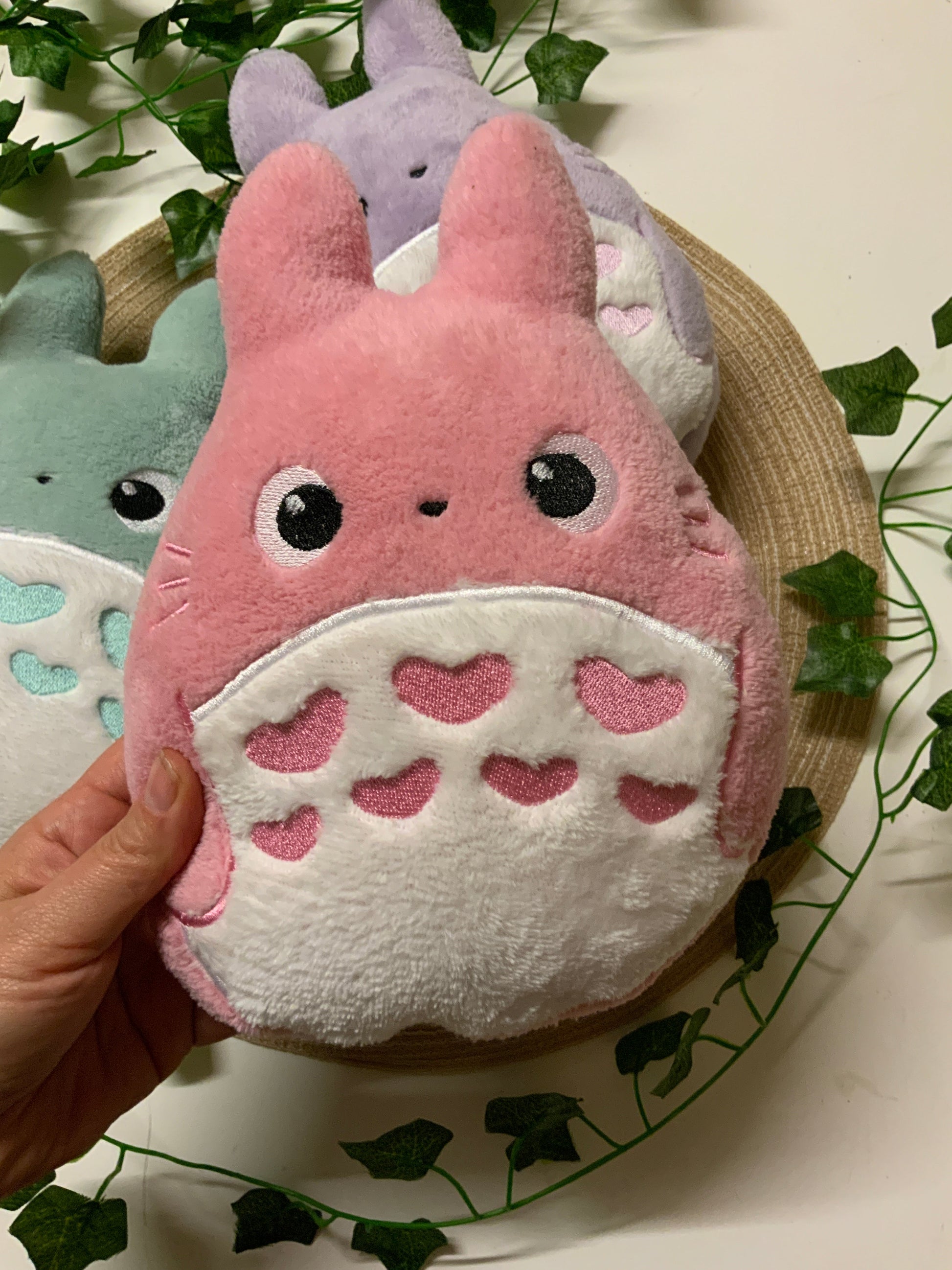 Coussin Fanart Totoro Pastel Tinyneko.fr