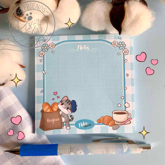 Bloc-note Monsieur Minou "Neko friends"