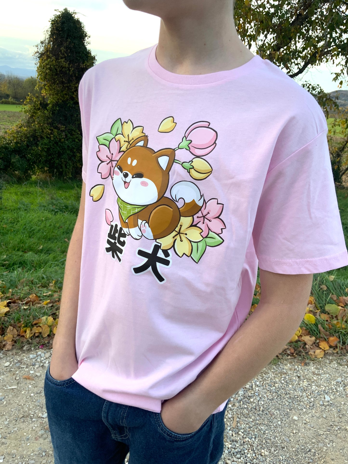 T-shirt kawaii Shiba inu