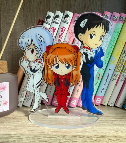 Stand acrylique « Evangelion « Tinyneko.fr
