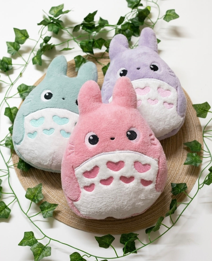 Coussin Fanart Totoro Pastel Tinyneko.fr