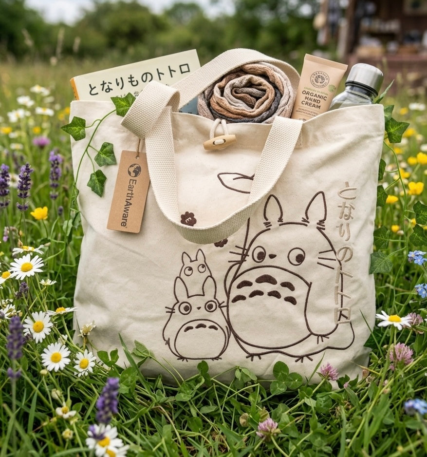 Sac brodé 30 litres Totoro Tinyneko.fr