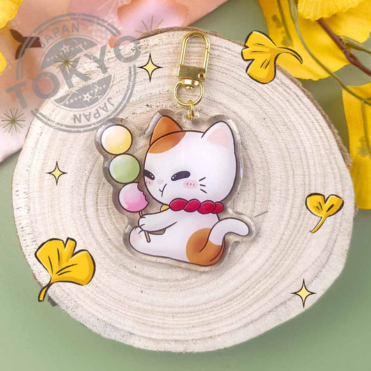 Porte-clé acrylique Dango neko-san "Neko Friends "