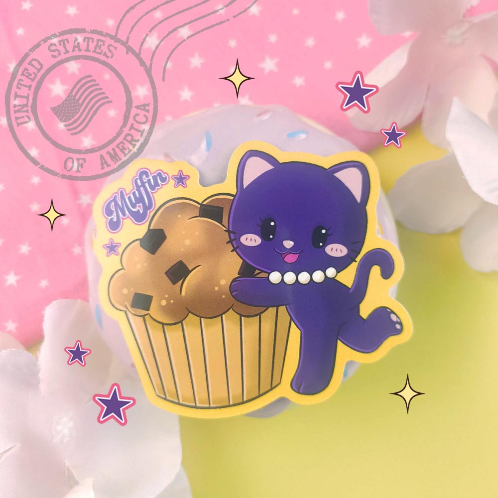 Stickers Miss kitty "Neko friends "