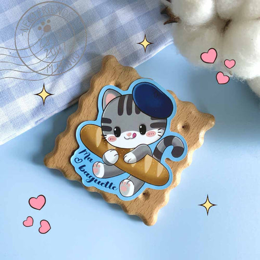 Stickers Monsieur Minou "Neko friends "